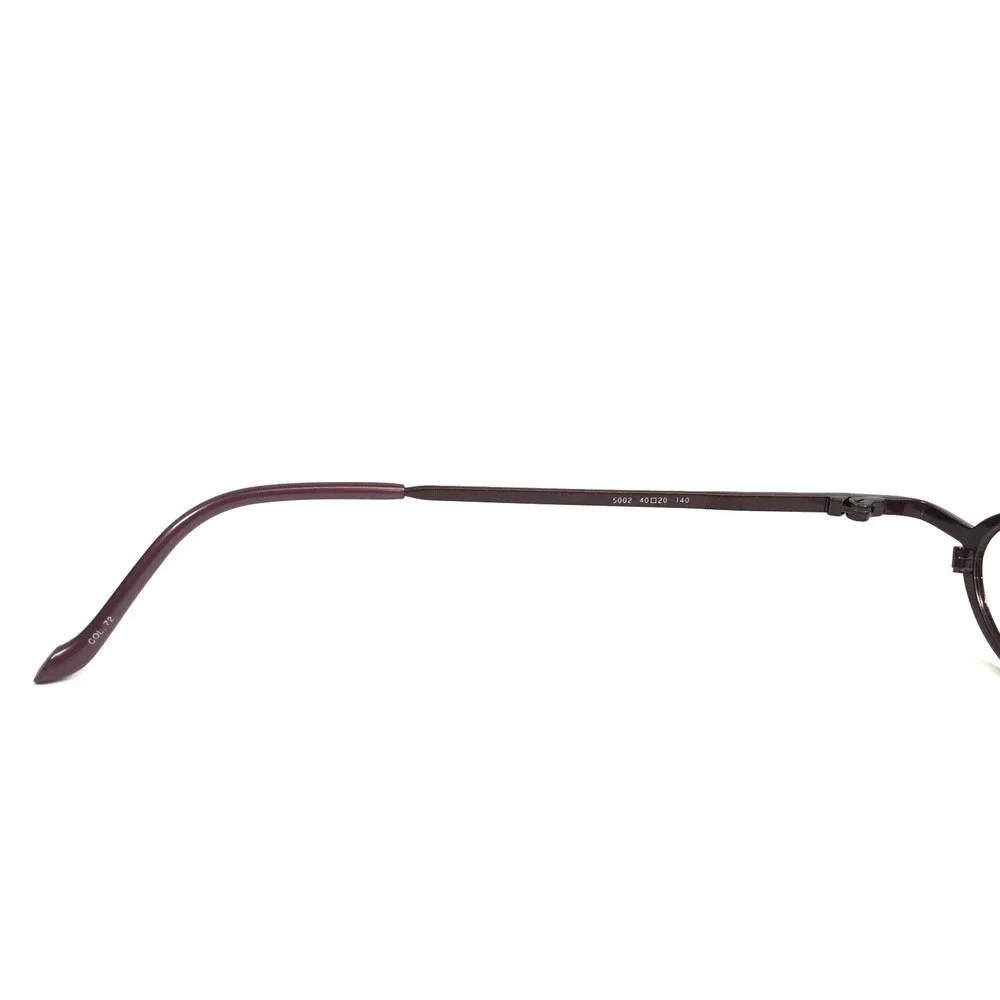 ogi Eyeglasses Frames 5002 COL. 72 Red Bordeaux Titanium Full Rim 40-20-140